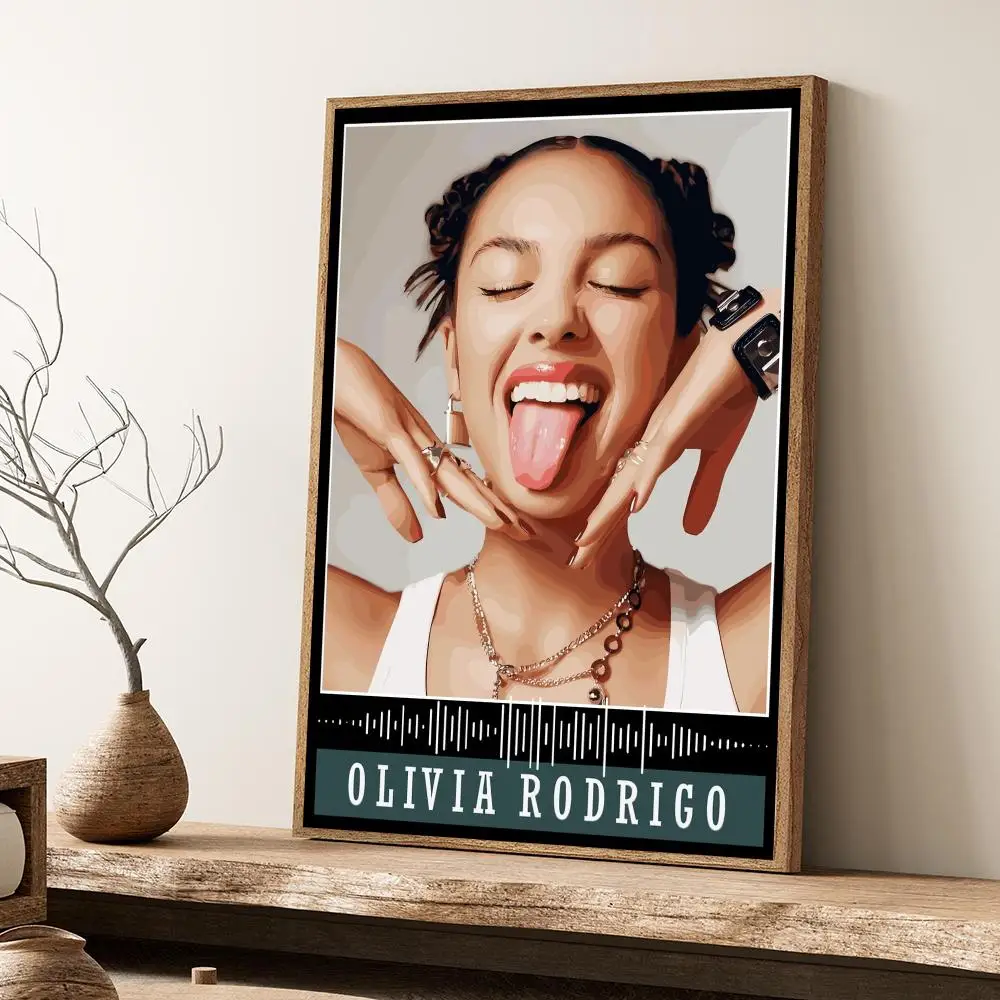 Sängerin O-Olivia R-Rodrigo Poster Moderne Ästhetische Wandkunst Druck Trendiges Schlafzimmer Wohndekor Geschenk – Detail 16