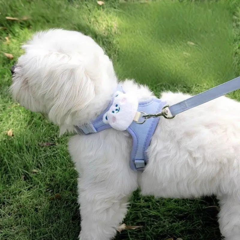 Adjustable Cat Harness And Leash Set For Small Dogs And Kittens_voghion.com