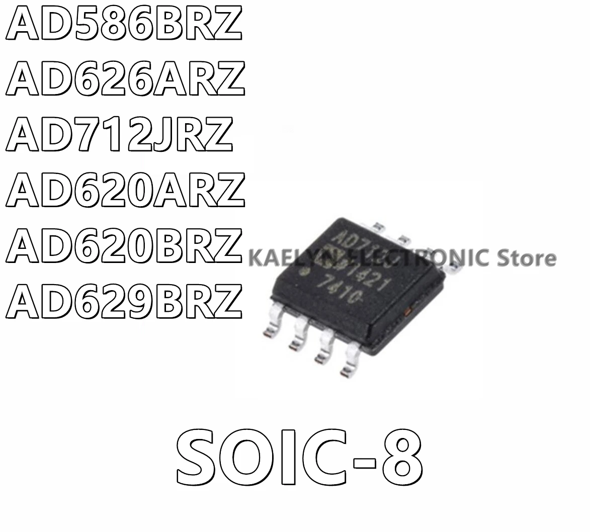 10Pcs/lot AD586BRZ AD586 AD626ARZ AD626AD712JRZ AD712AD620ARZ AD620AD620BRZ AD620AD629BRZ AD629 SOIC-8