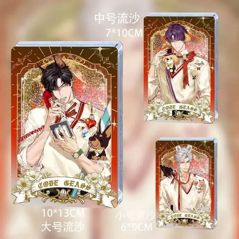 

Anime Cosplay Birthday Love And Deepspace Zayne Sylus Rafayel Christmas Acrylic Flowing Quicksand Stand Mahjong Souvenir Gift