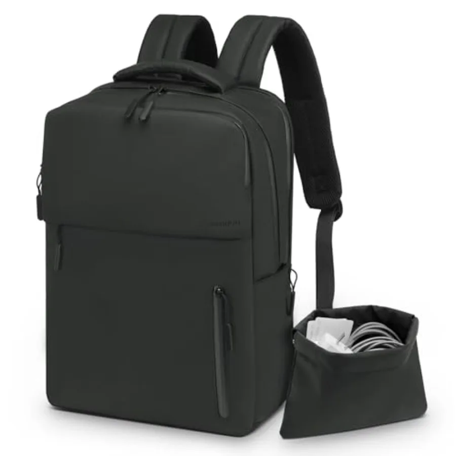 

Lightweight 20L Commute Backpack for Men and Women Water-Resistant Travel Daypack with 15.6-Inch Laptop Compartment and Anti-Th