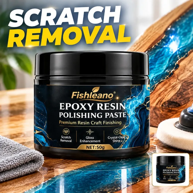 Epoxy Resin Polishing Paste Handmade Casting Surface Scratch Remover Gloss Booster DIY Resin Art Sanding Conditioner Craft