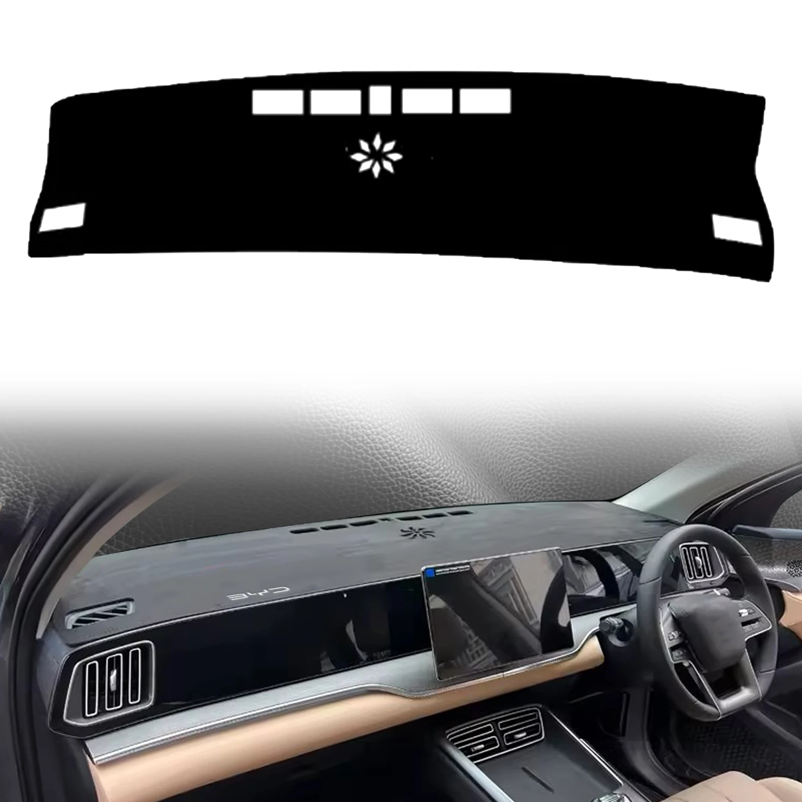 

for BYD Sealion 5 DM-i 2022-2024 (Model1/2) ​​Car Dashmat Dashboard Cover Pad DashMat Sunshade Protective Carpet Accessories