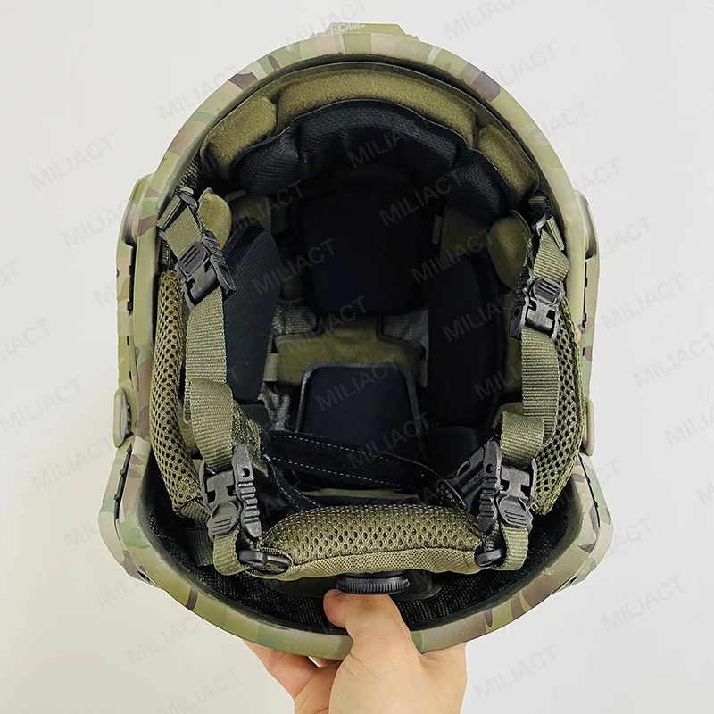 Imagem -05 - Capacete Tático Fast sf Aramid Capacete Nij Iiia mc cp Atfg Camuflagem Multicam Capacete Marítimo com Sistema Wendy