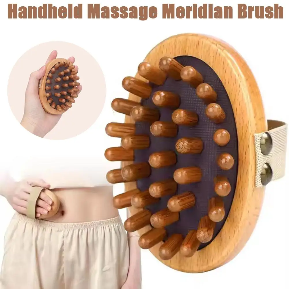

NEW Body Anti Cellulite Brush Soothing Wooden Essential Oil Spa Air Cushion Massage Hair Comb Scalp Massage Brush Body Massager