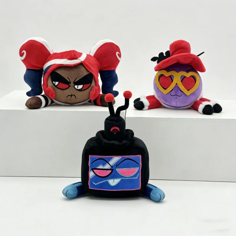 

Hazbin Hotel Vox Valentino Plush-Like Texture Toys Cartoon Character Soft Dolls Pillow Collectible Figures Fans Birthday Gift