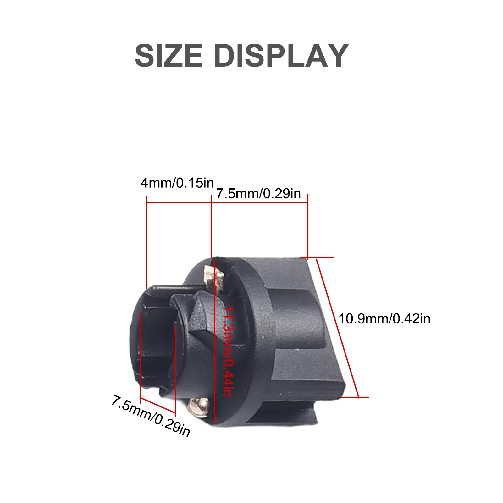 T5 Socket Bulb Holder Sockets Replacement Accessories High Quality Hot Sale For Gauge Cluster For Speedometer Instrument