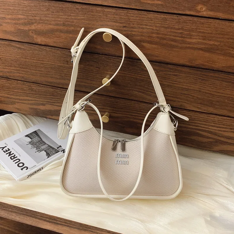 

Лето 2022, женская сумка подмышки, модная сумка через плечо, повседневная минималистичная сумка-тоут, универсальный модный аксессуар