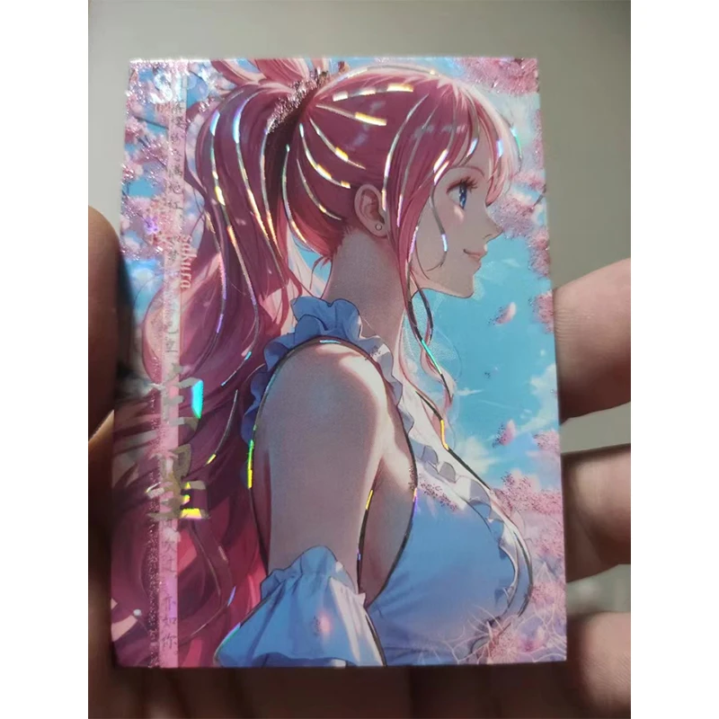 Anime One Piece Perona Vivi Nami Robin Hancock Uta Tashigi Shirahoshi Collectible Cards Christmas Birthday Gifts Children's Toys