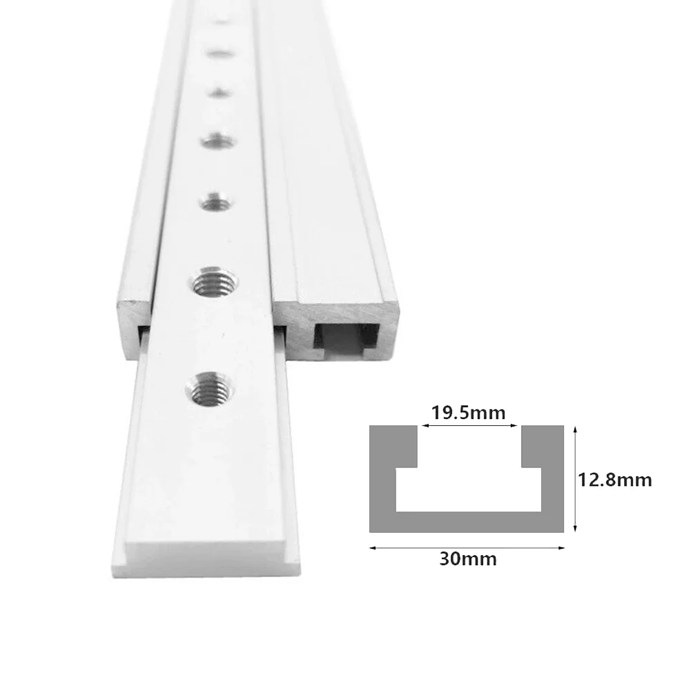 2Pack 100-450mm Aluminum Alloy T-Bar T-track Slider For Table Saws And DIY Woodworking Workbenches Table Saw, Table Drill
