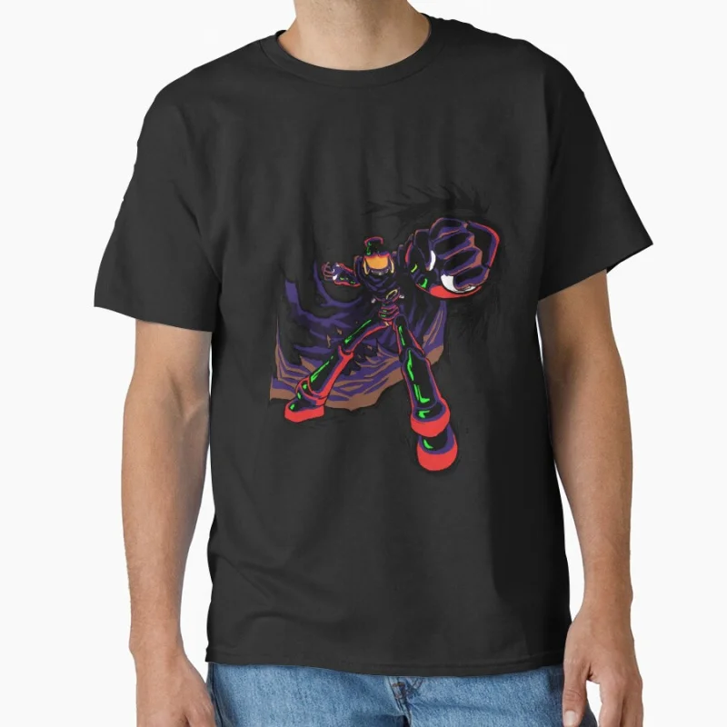 

FLCL Canti Lord of the Black Flames Fooly Cooly Anime T shirt Large size Tops Manga Graphic Print Y2k Clothes Cartoon Tee