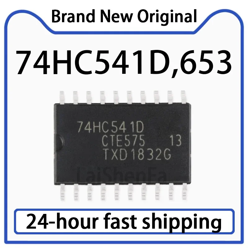 10PCS 74HC541D,653 SOIC-20 Three State Output Eight Channel Buffer/line Driver Stock