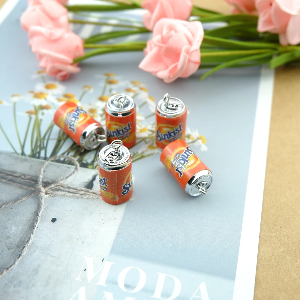 Cute Mini Beverages Soda Charms for Jewelry Making Diy Earring Bracelet Pendant Accessories Findings Phone Making Wholesale Bulk