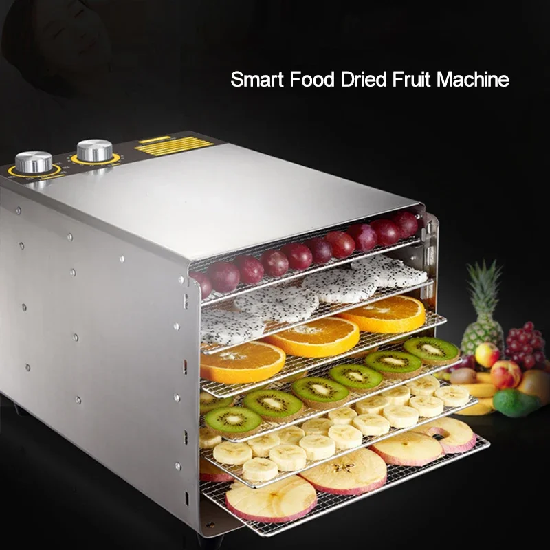 500W Food Dryer Machine Vegetable Dryer Fruit Dryer Household Small Food Fruit and Vegetable Snack Air Dehydrators ST-03 220V