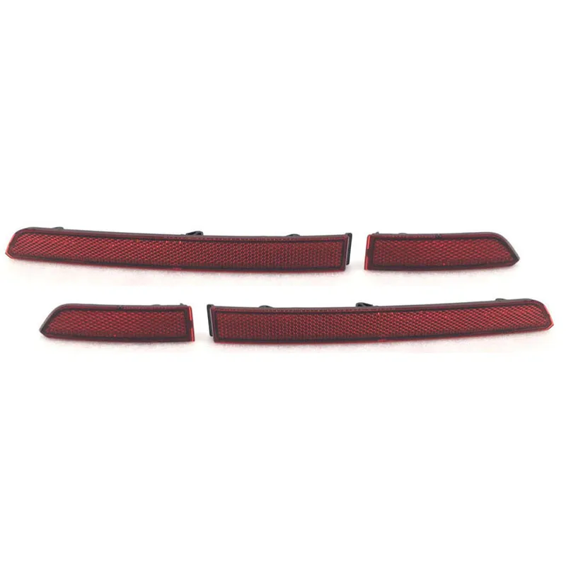 Compatible Car ABS Red Rear Bumper Reflector Brake Lamp False Light Decorative Lights for L 2017-2019