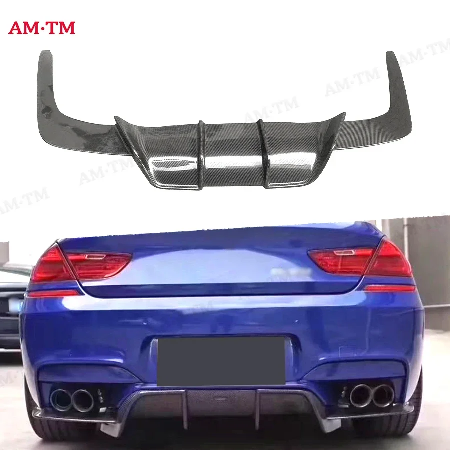 

Carbon Fiber For BMW 6 Series F12 F13 F06 M6 2013-2016 Car Rear Bumper Lip Diffuser Spoiler Parts M Style Upgrade Body kit