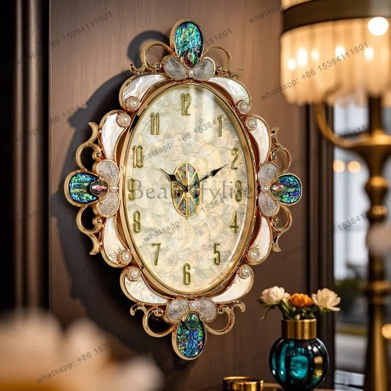 Interior Metal Wall Art Clock Wall Cute Quartz Nordic Luxury Wall Watch Living Room Digital Horloge Murale Ornaments Home Decor
