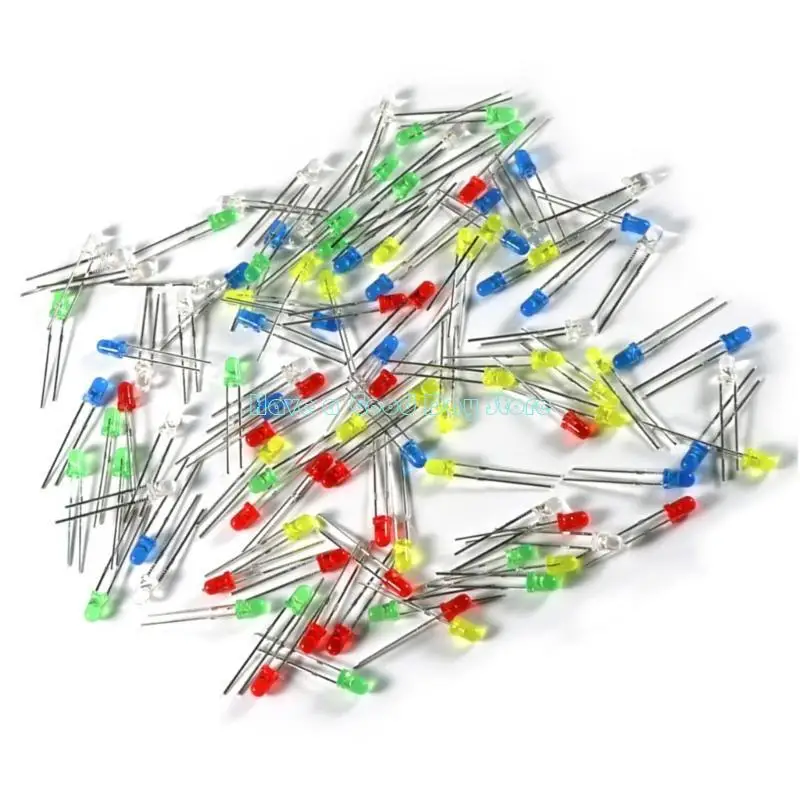 462D 3mm/5mm Plastic LED Diodes LED Lights MultiColor Option For Hobby Projects