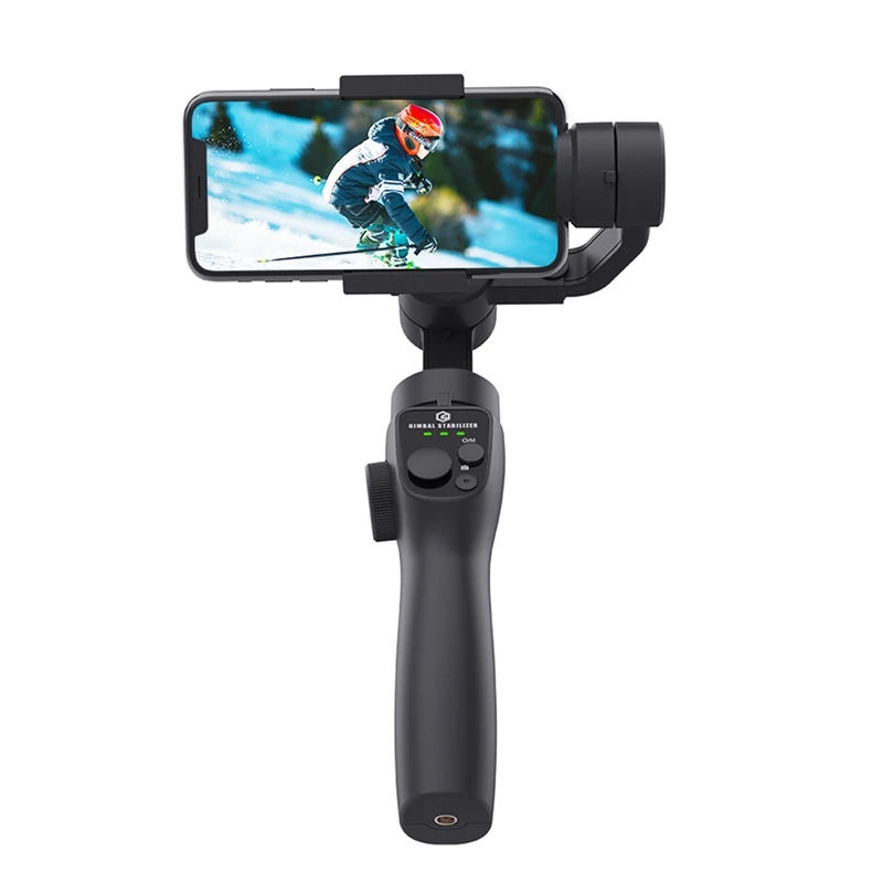 F10 3-Axis Handheld Gimbal Stabilizer APP Face Tracking Selfie Stick For Smartphone Vlog Anti Shake Video Recording Easy Install