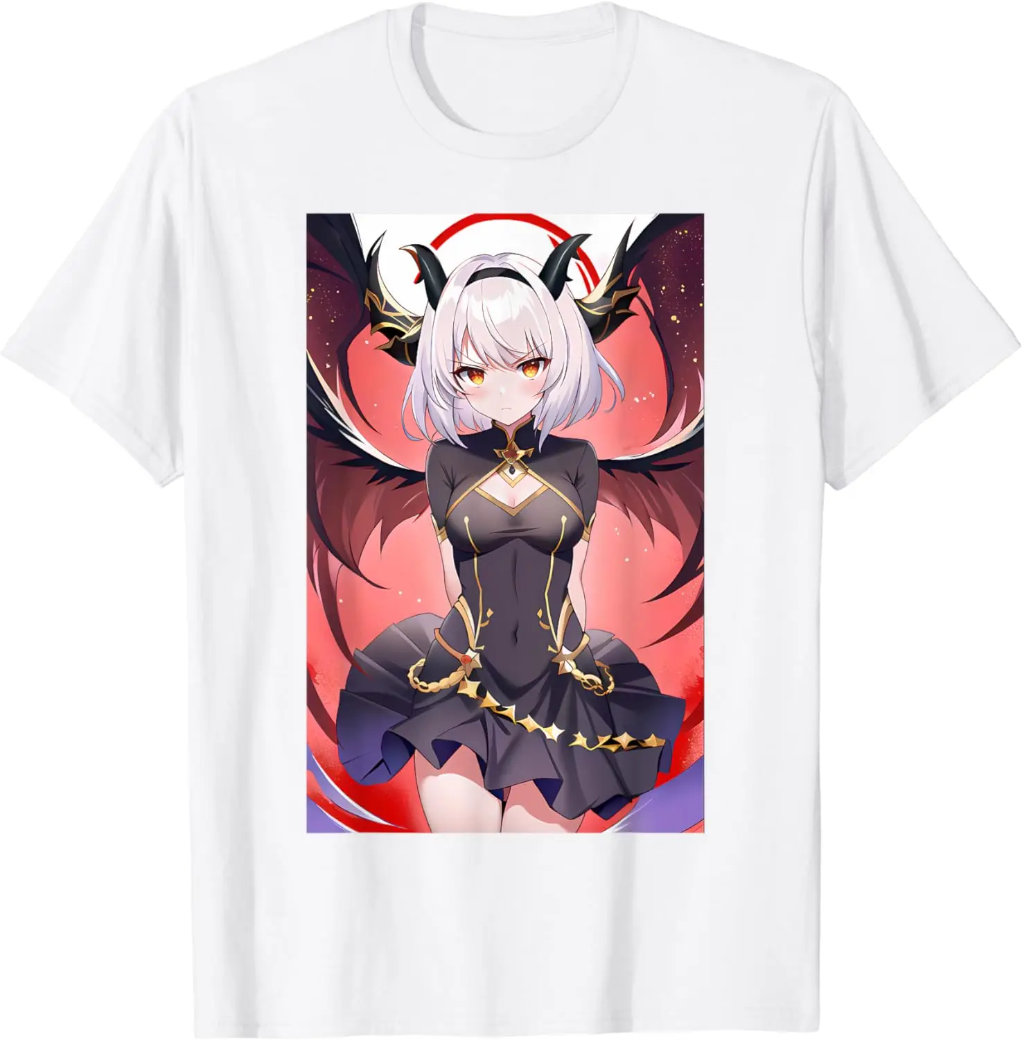 Cute Devil Girl Anime Aesthetic T-Shirt