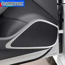 Car Accessories Door Stereo Speaker Panel Audio Horn Frame Decoration Loudpeaker Interior Sticker Trim For Audi A3 8V 2013-2019