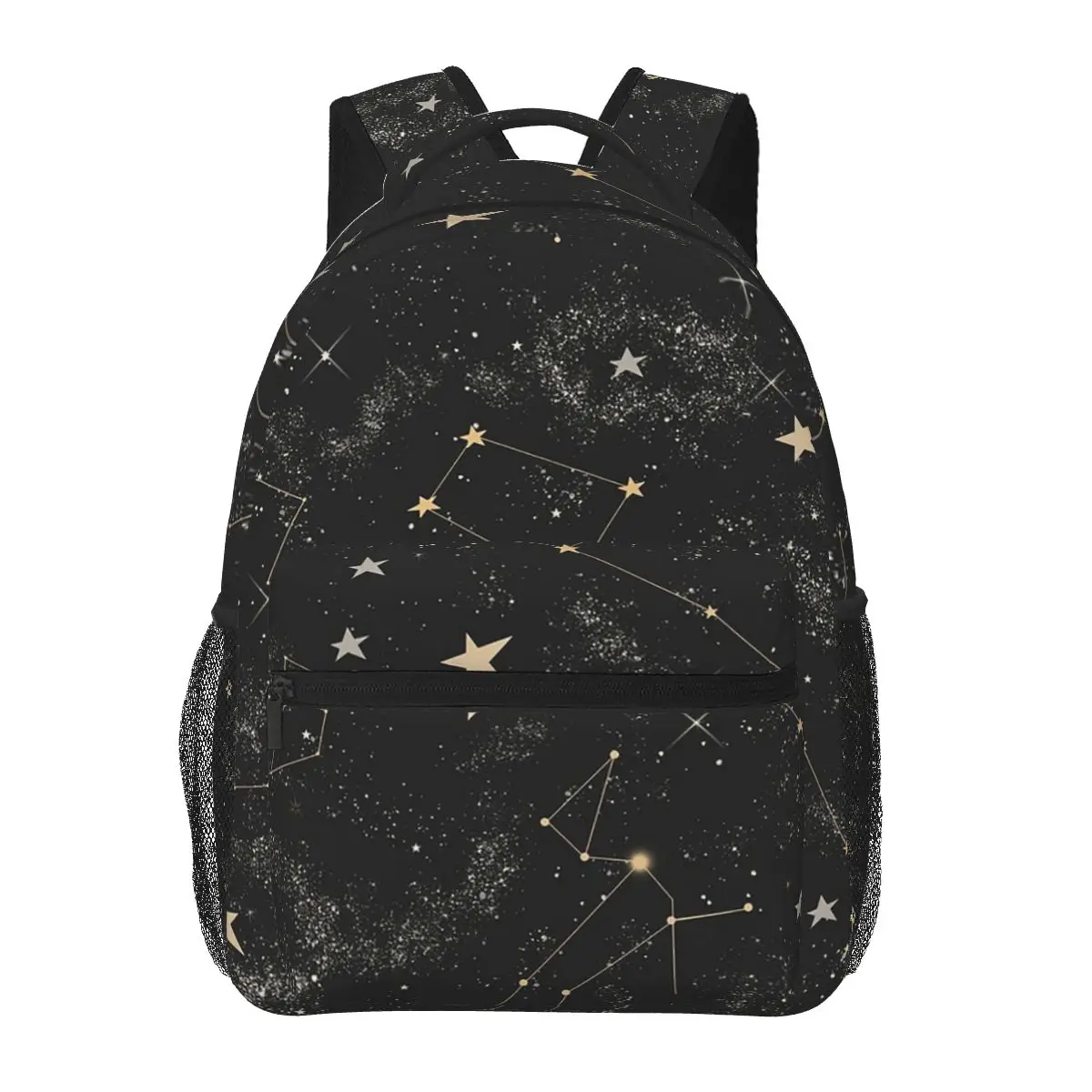 Night Sky Celestial Stars Zodiac Constellations Backpacks Boys Girls Bookbag Children School Bags Kids Rucksack Shoulder Bag