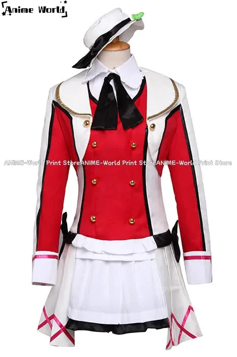 《Custom Size》Love Live! Rin Hoshizora Red Cosplay Costume