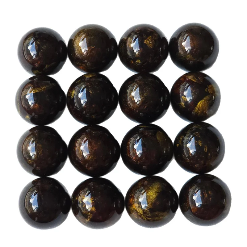 Free shipping 50pcs/lot 22mm color glitter effect geometry rounds shape resin cabochon beads diy jewelry garment hair accessory
