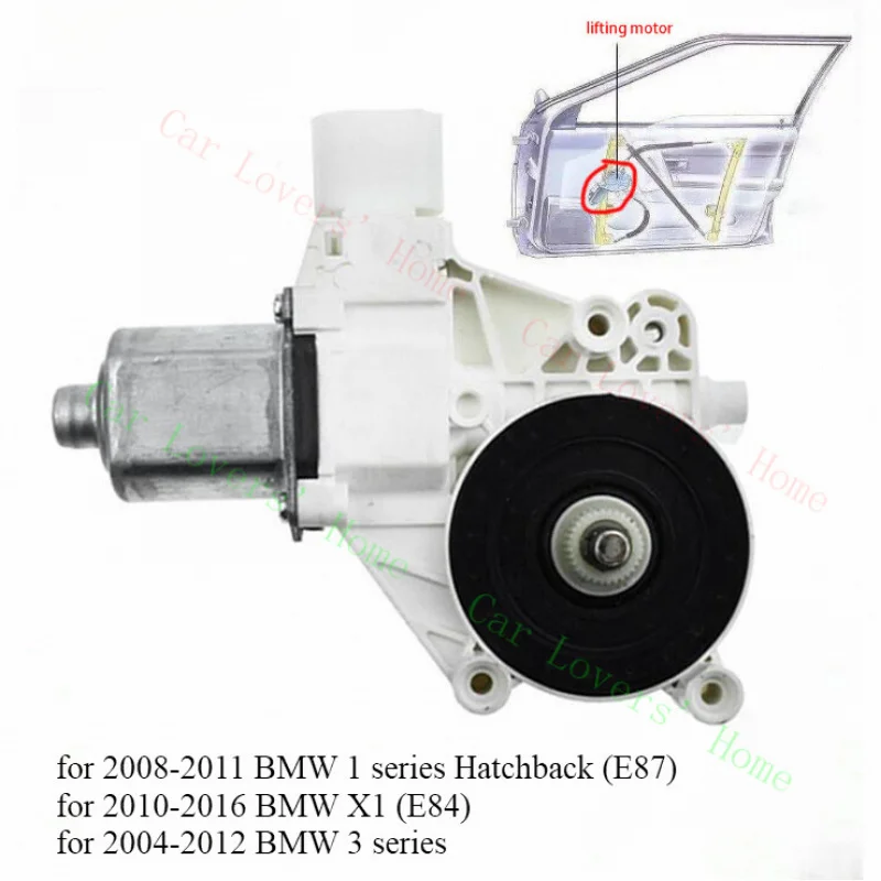 

A+ Car Door Window Regulator Motor Front Left Side for BMW 1 Series BMW 3 Series