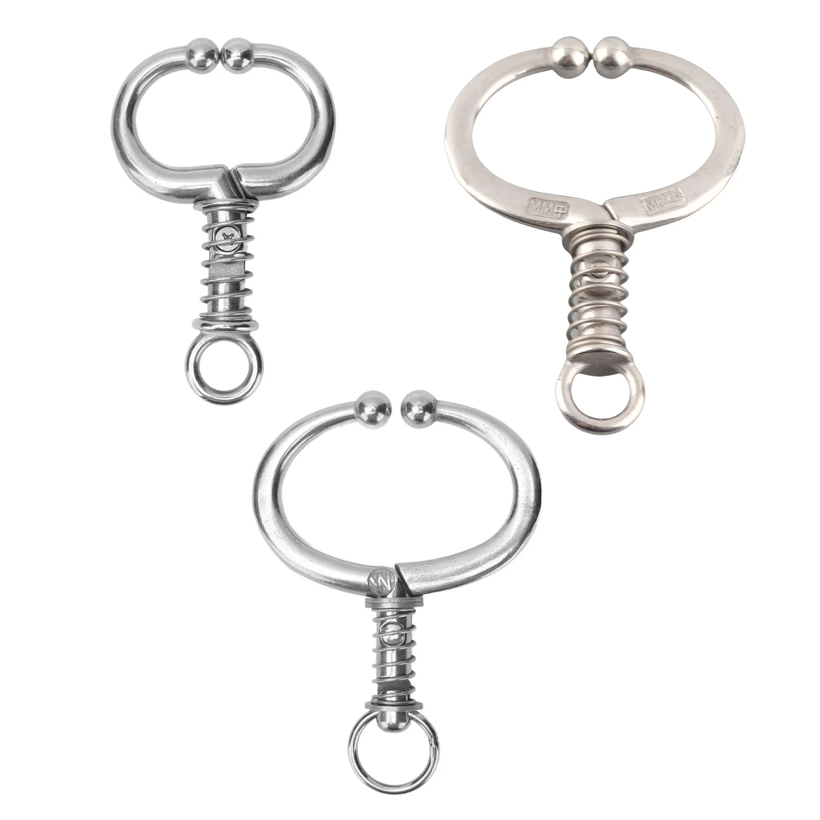 Cattle Nose Ring Cattle Spring Nose Ring Cattle Nose Ring Stainless Steel Cattle Nose Clamp  Cow W Spring Nose Ring for Farm