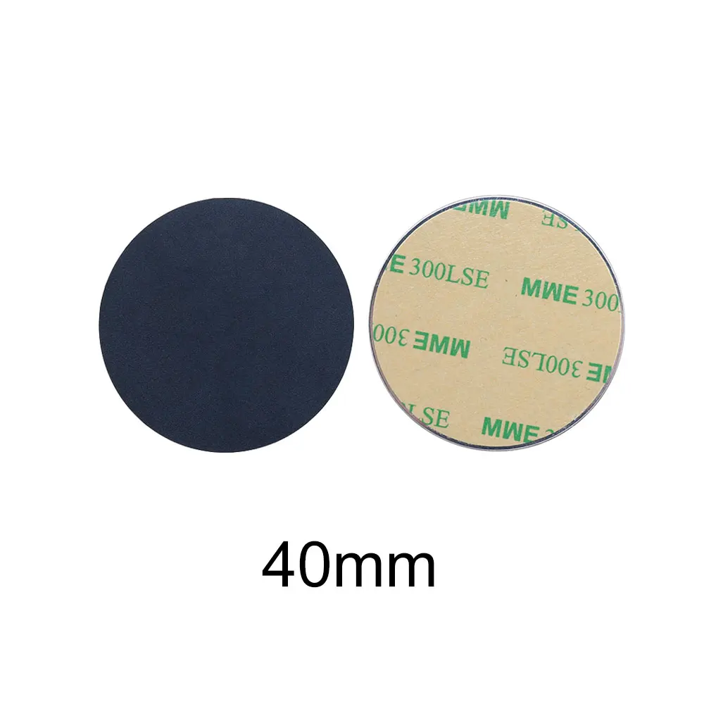 JCD 10 stücke Schwarz Magnetische Metall Platte Für Auto Telefon Halter Universal Eisen Blatt Disk Aufkleber Halterung Handy Magnet stehen
