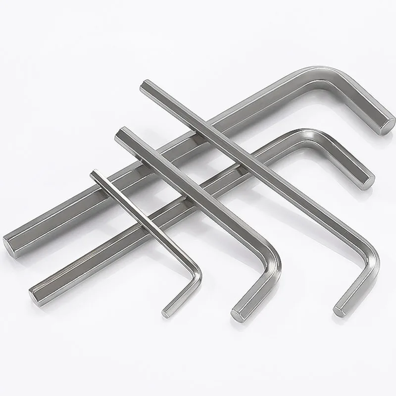 Heavy Nickel Plating Hex Key Wrench 22/19/17/16/14/12mm Hex Allen Key Large Model High Torque Professional Allen Wrench Bit