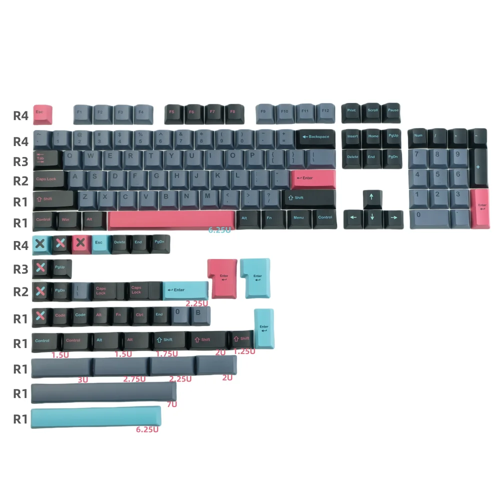 GMK keycaps PBT sublimation clavier mécanique touches de hauteur originales compatible wooting axe magnétique