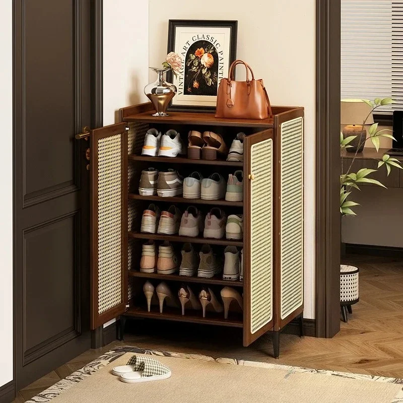 

Wooden Modern Shoe Cabinet Organizer Bedroom Living Room Entrance Hall Shoe Shelf Dorm Essentials Zapatero Entrance Furniture