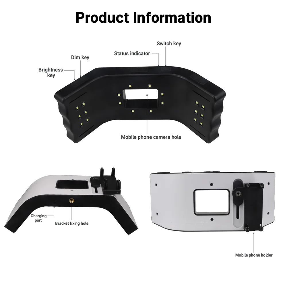 

Стоматологическая интраоральная лампа-фонарь для фотосъемки: яркое освещение для макросъемки в стоматологии