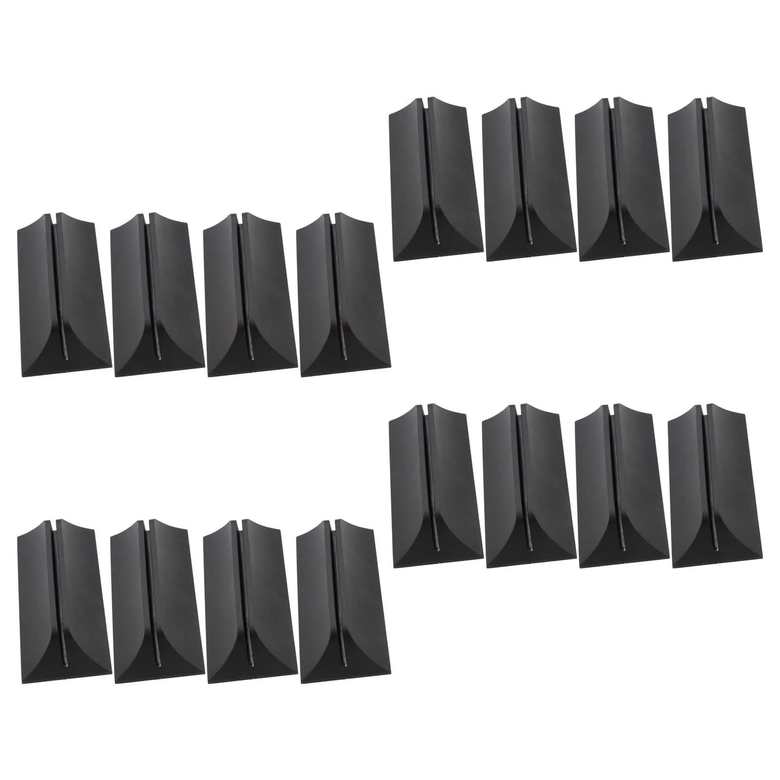 16 قطعة قاعدة مقسم شاشة سطح المكتب لا مثقاب 4.2 مللي متر فتحة المشبك حامل لوحة الخصوصية المنقولة-قوس قوي للطاولة #5