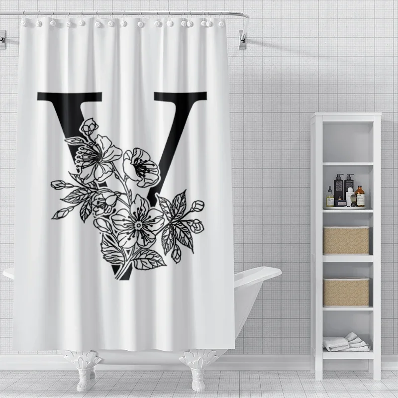 Home decor 26 letter shower curtains for bathroom waterproof fabric bathroom Curtains modern shower curtain 180x200 240x200