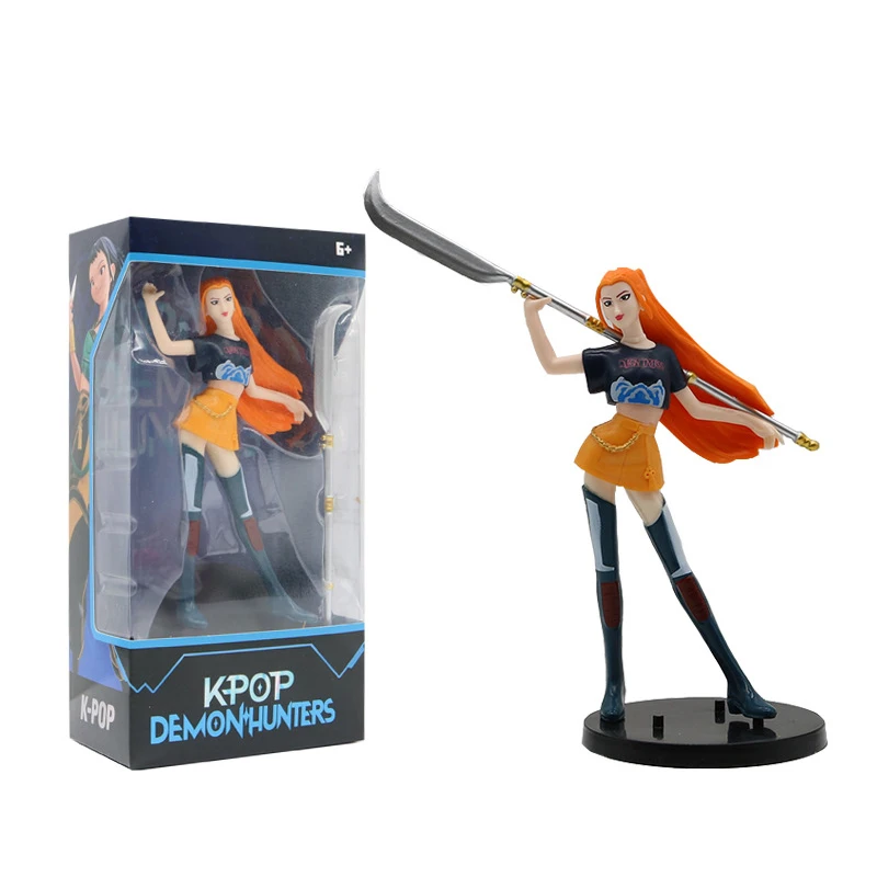 2026 حار أنيمي Kpop شيطان الصيادين نموذج لجسم لعبة الكرتون الألعاب الأجهزة الطرفية مكتب الديكور جمع أرقام لعبة مجسمة هدية