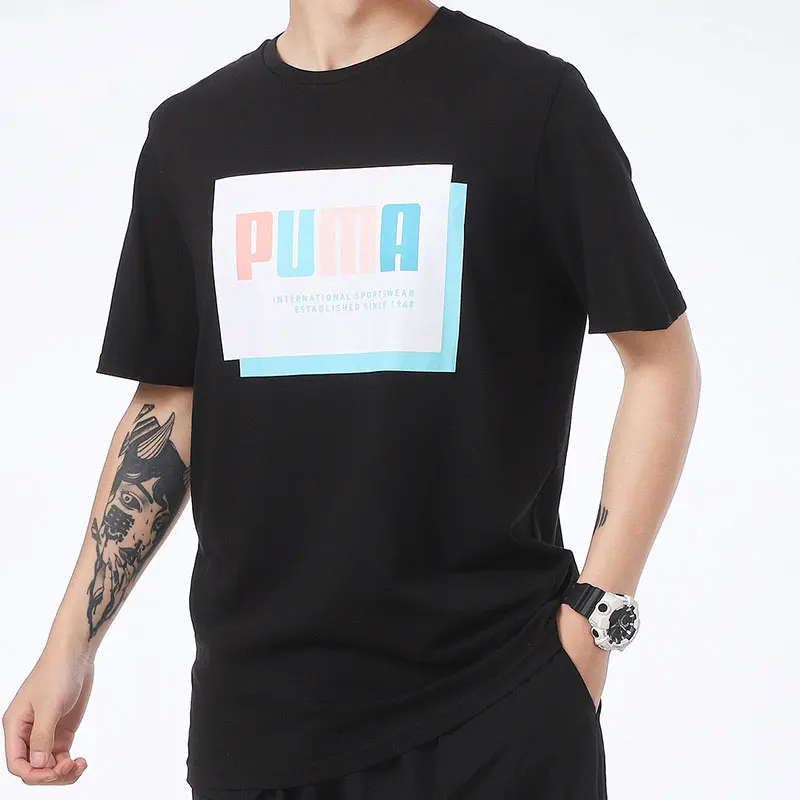 

Оригинальная мужская футболка Puma Current Season New для бега и тренировок с коротким рукавом 845864-51