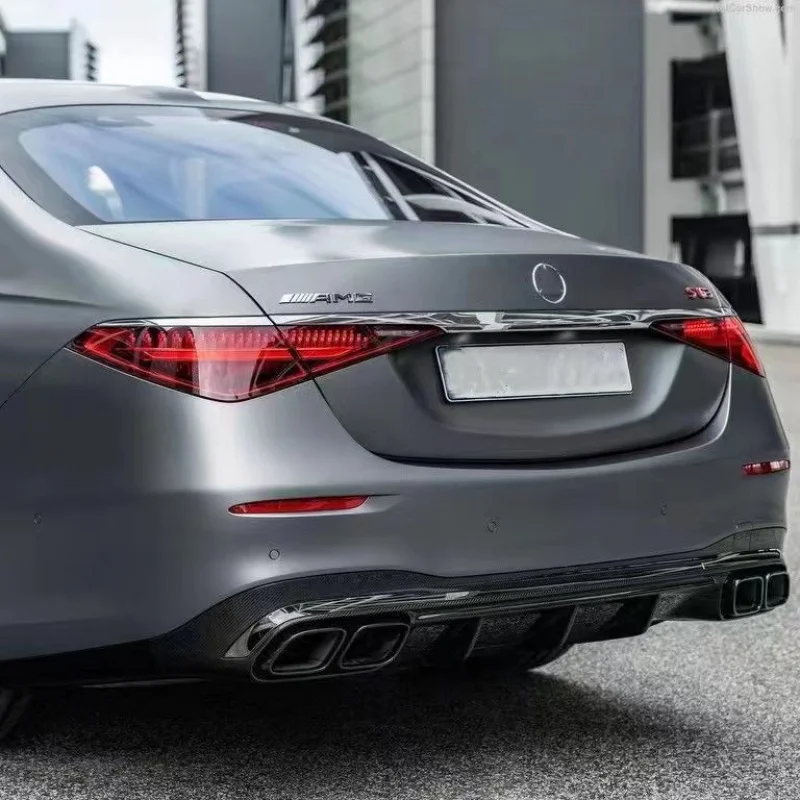 

Suitable for Mercedes-Benz S-Class W223 Sport Edition Upgrade S63 AMG Style Rear Lip Tail Diffuser Spoiler Surround