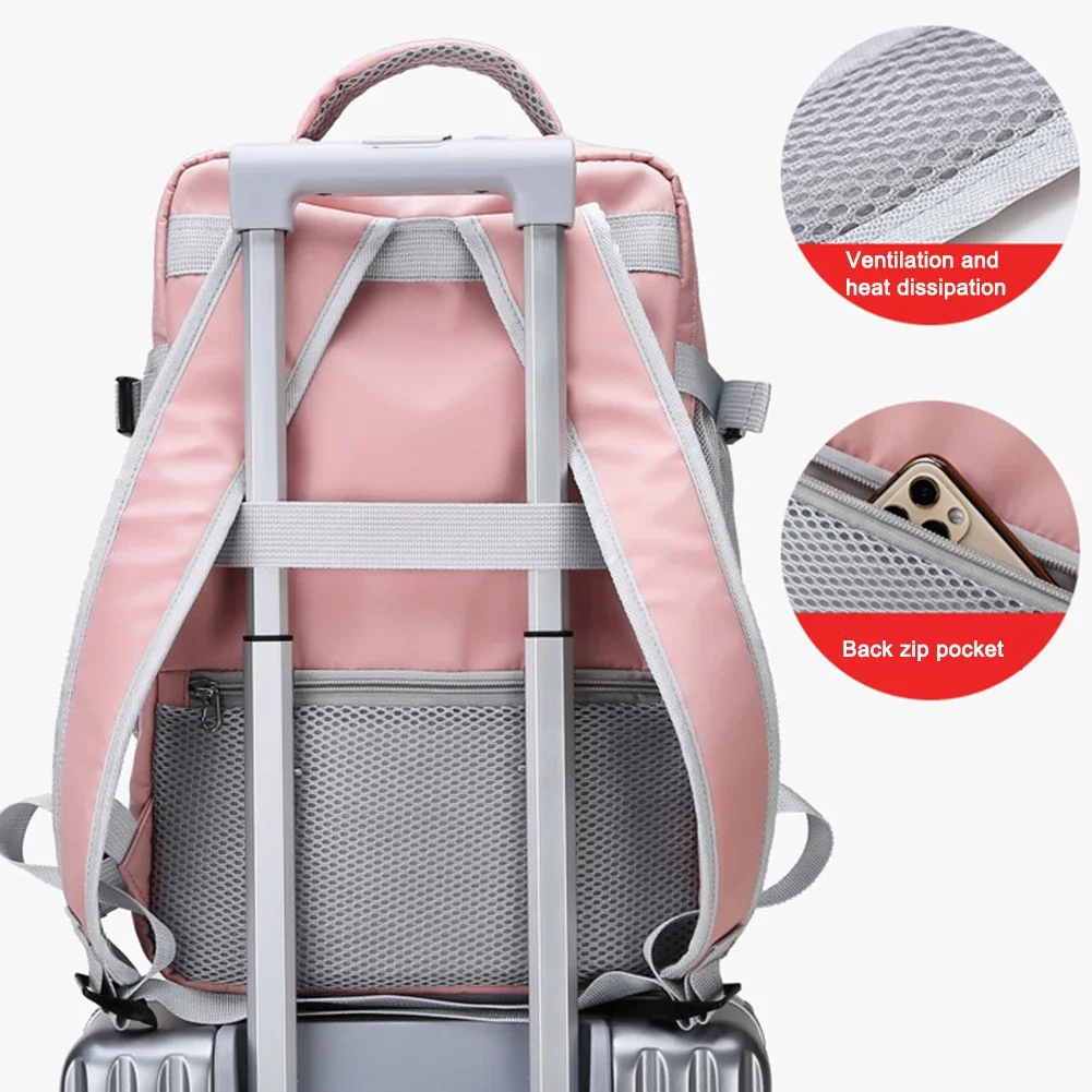 Women Travel Backpack Luggage Bag Waterproof Anti-Theft Casual Daypack USB Charging Laptop School Bags Sports Backpack Mochila