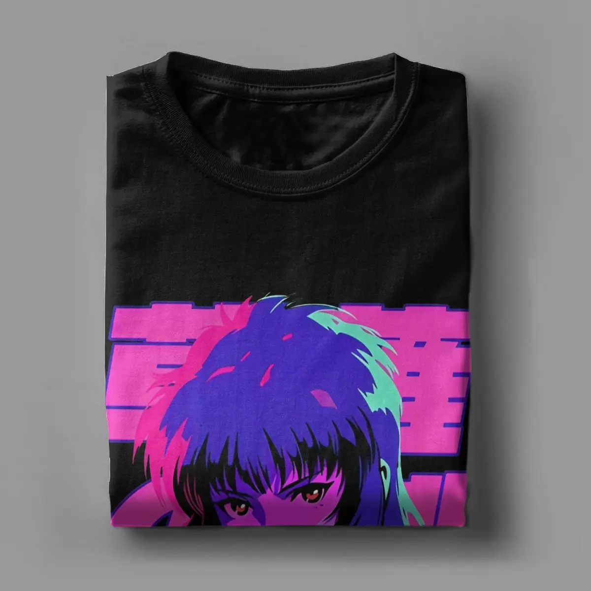 Ghost In The Shell The Major T Shirt Men Women Cotton Tee Cool Motoko Kusanagi Anime T-shirts Tops Printed