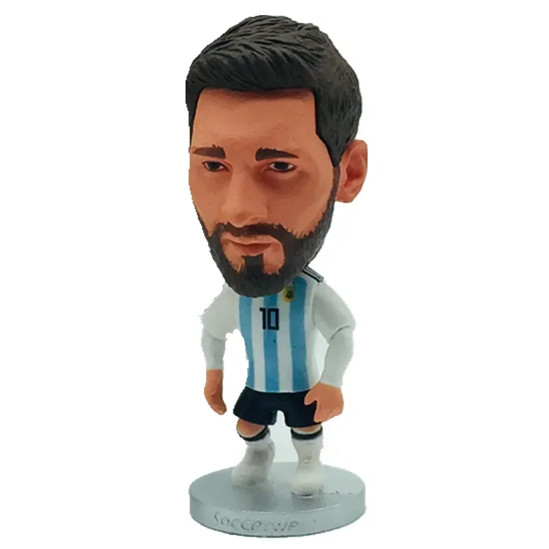 New 6.5cm Haaland  Mini Resin Doll Figurine  De Bruyne Gerrard Sancho 2.5inch Soccerwe World Events Football Star Messi 2022