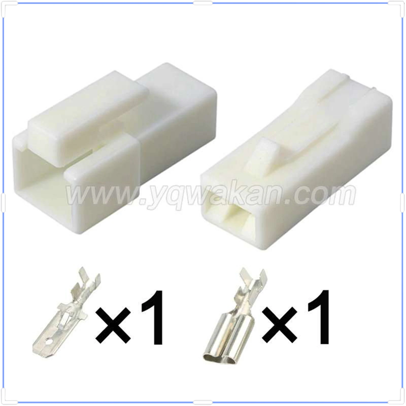 

1-Pin Connectors Unsealed 7.8mm Male Female Connector Automotive Electrical Terminal Wire Harness Cable Plug 7123-3010 7122-3010