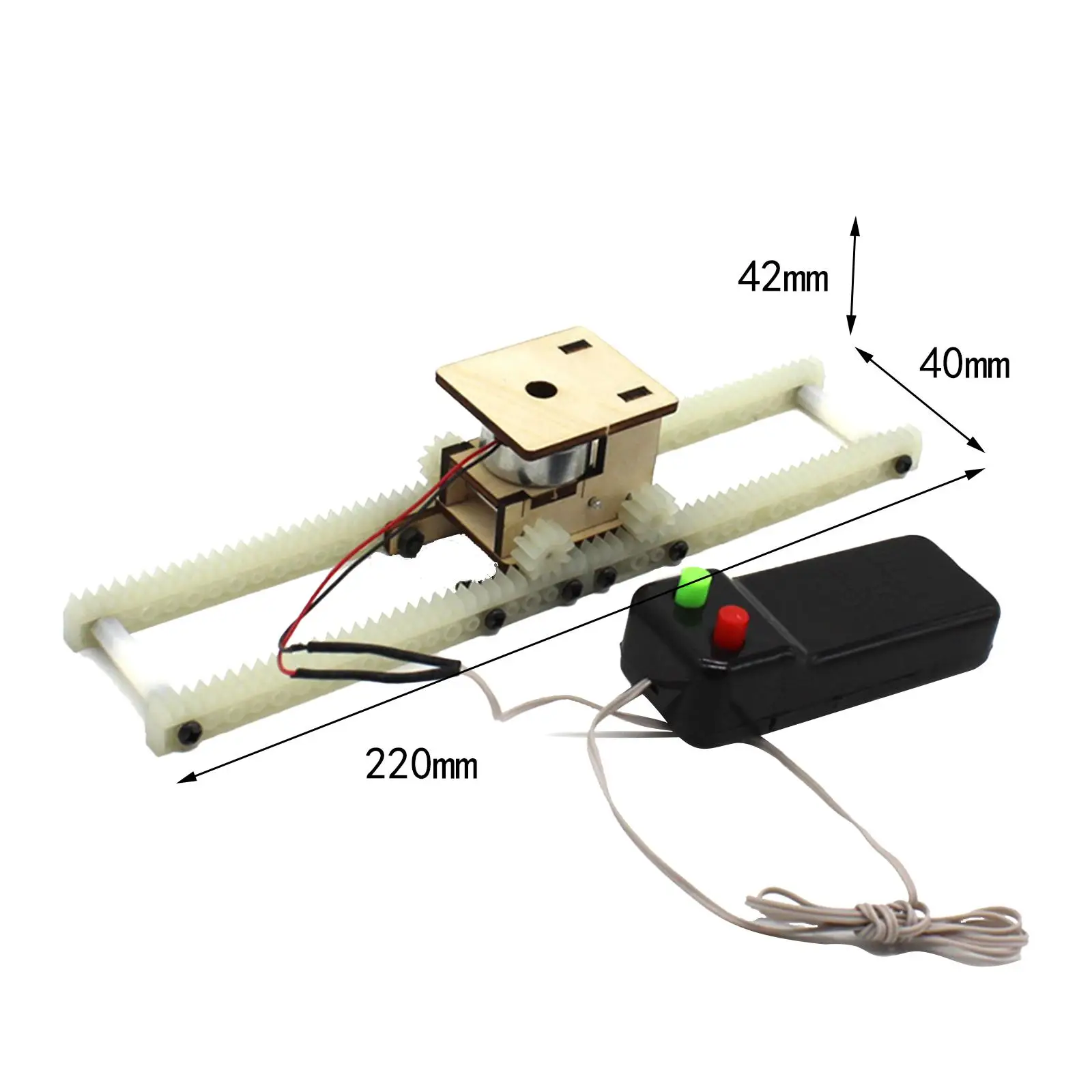 Stem Teaching Projects Gift Track Wheel 3D Electric Science Experiment Kits