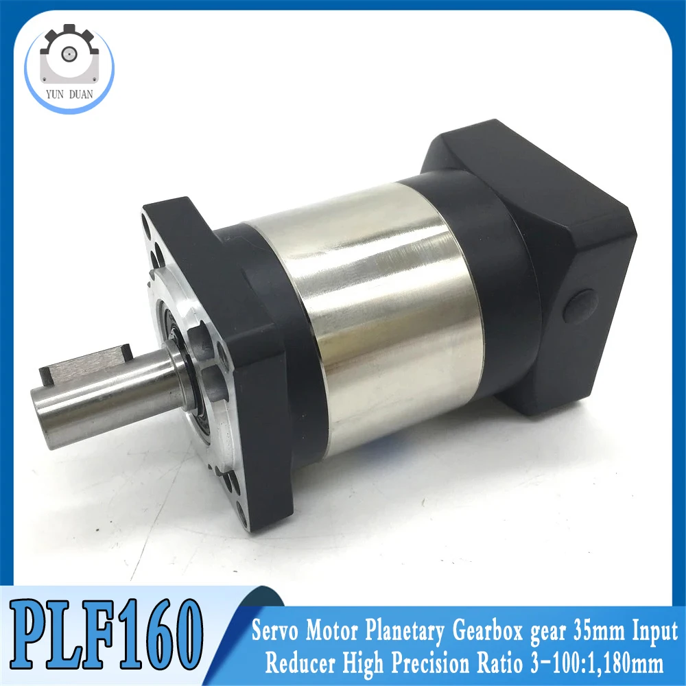 

Servo Motor Planetary Gearbox Gear 35mm Input Reducer High Precision Ratio 3-100:1,180mm Flange 3kw 3.5 4 4.5 5.5kw Servo Motor