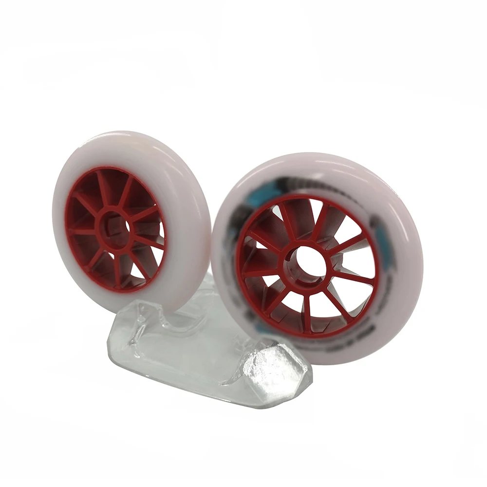 Professional super high rebound silicone inline speed skates rubber wheel