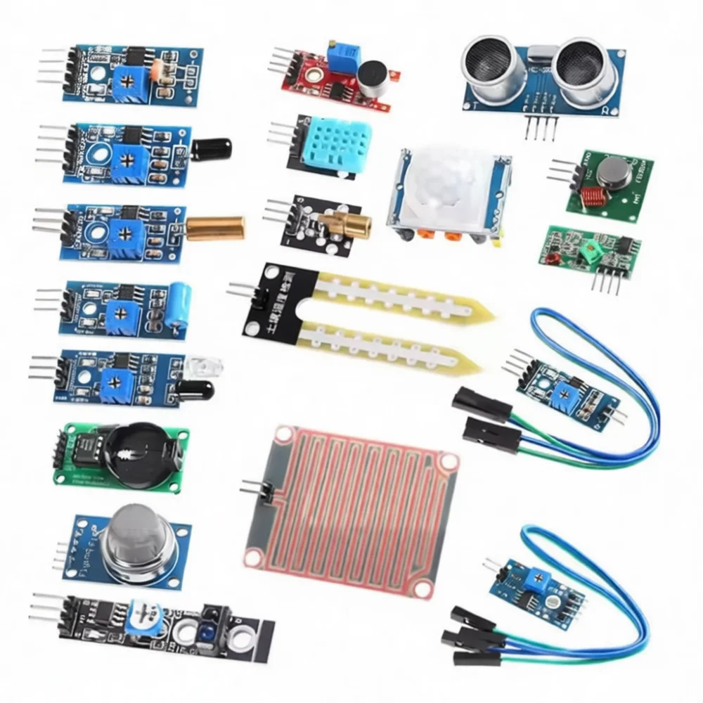 Versatile Sensor Modules Pack For Arduino STM32 Raspberry Pi Development Board Hobbyist Learning Platform Quality Components