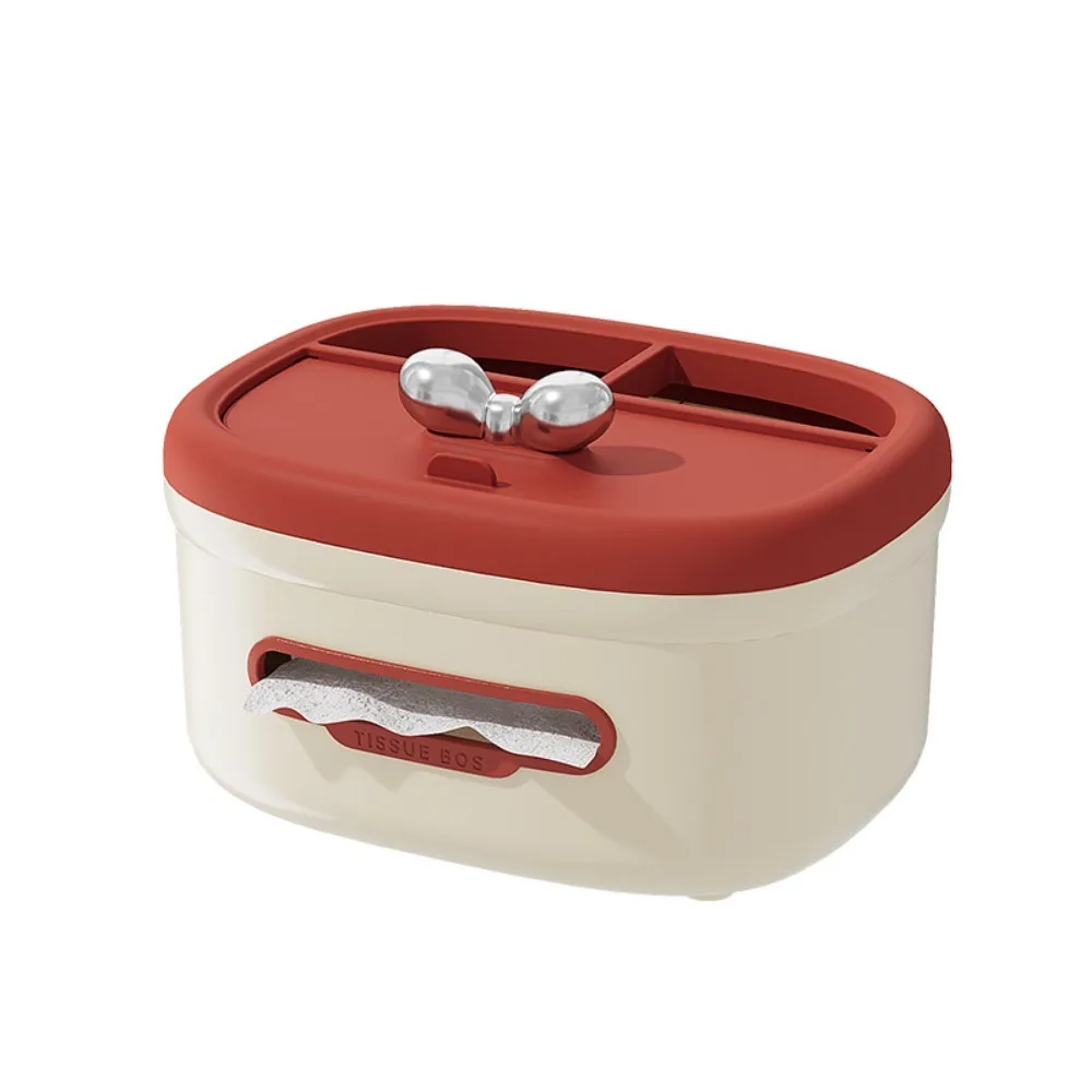 

Anti-Slip Base Tissue Box Household Exquisite Desktop Storage Box Plastic Remote Control Storage Box Miscellaneous Storage