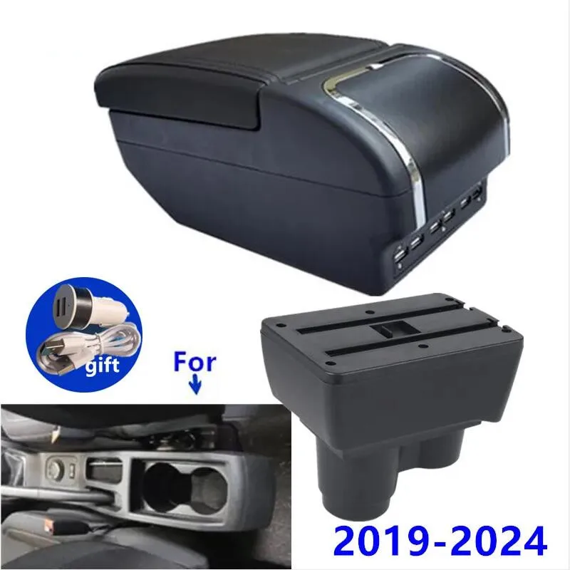 Para Renault Duster caja de reposabrazos para Renault Dacia Duster 2 3 caja de reposabrazos de coche 2019-2024 caja de almacenamiento accesorios de reequipamiento dedicados